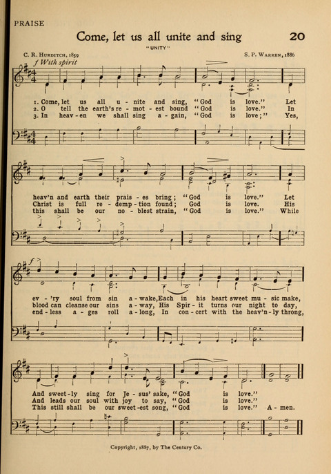 Hymns of Worship and Service: for the Sunday School page 19