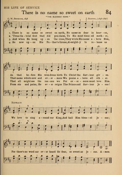 Hymns of Worship and Service: for the Sunday School page 73