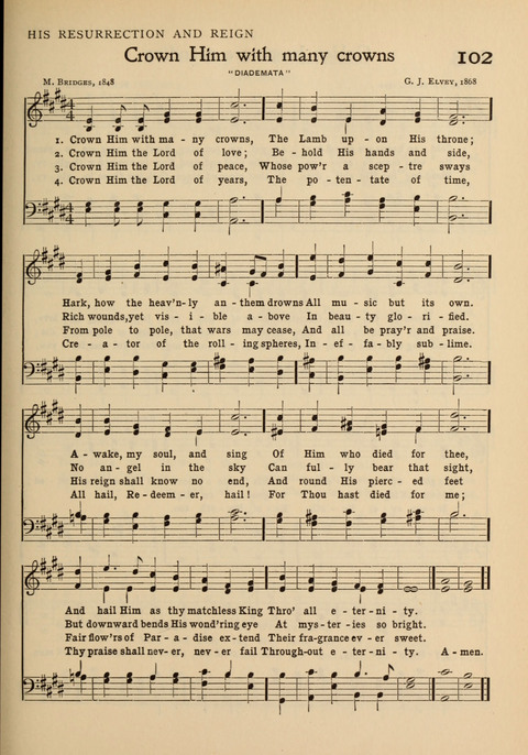 Hymns of Worship and Service: for the Sunday School page 89