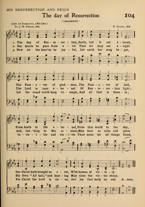 Hymns of Worship and Service: for the Sunday School page 91