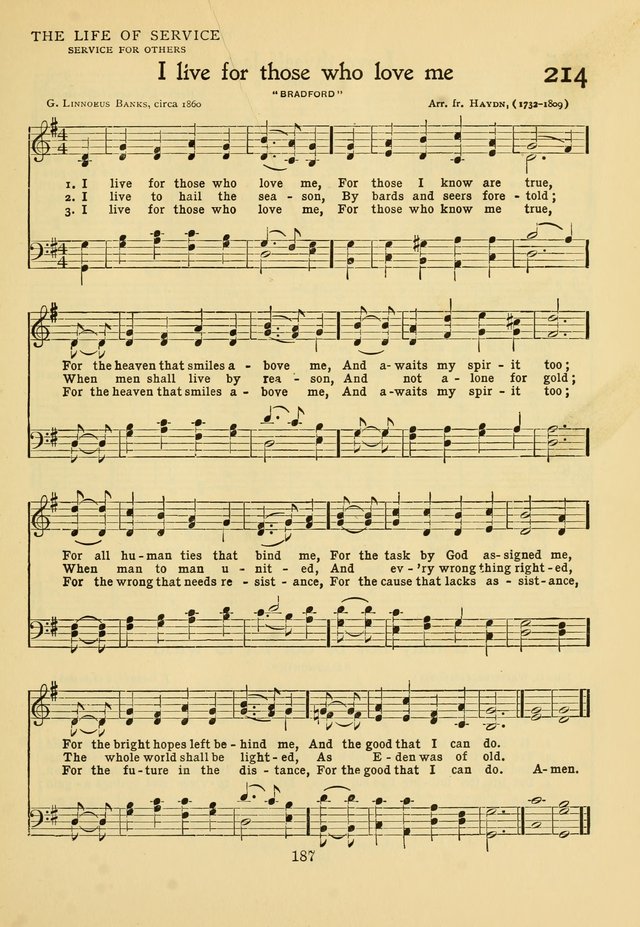 Hymns of Worship and Service: for the Sunday School page 206