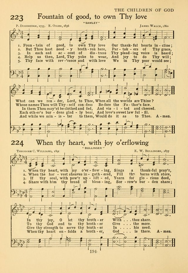 Hymns of Worship and Service: for the Sunday School page 213