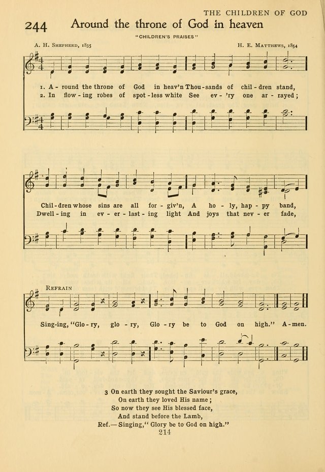Hymns of Worship and Service: for the Sunday School page 233