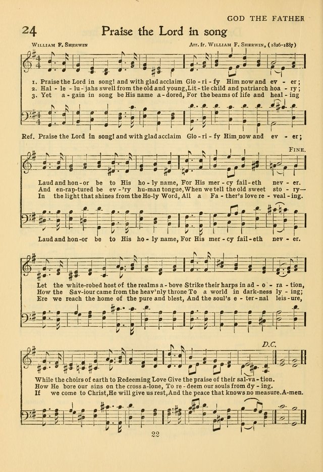 Hymns of Worship and Service: for the Sunday School page 41