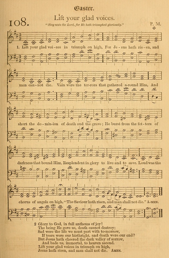 The Hymnal: with tunes old and new page 106