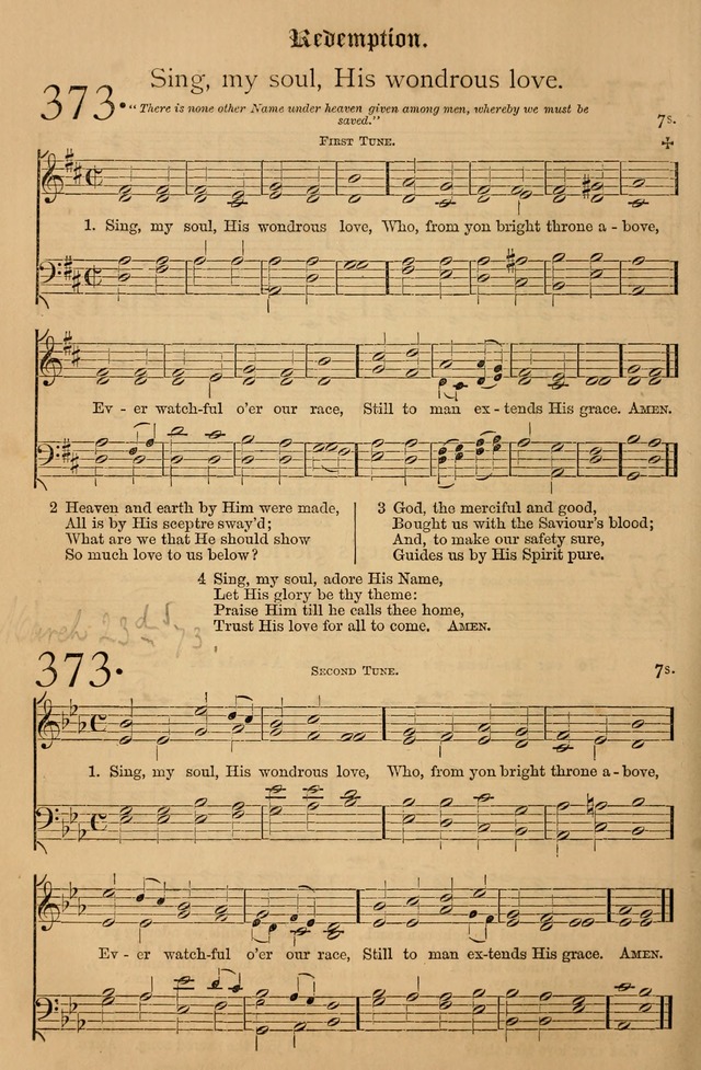 The Hymnal: with tunes old and new page 313