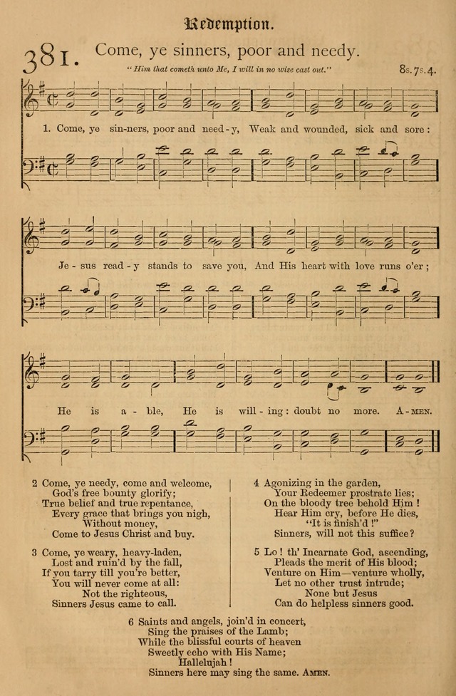 The Hymnal: with tunes old and new page 319