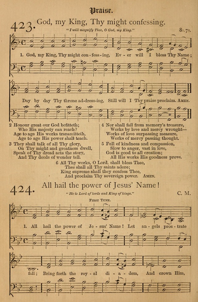 The Hymnal: with tunes old and new page 351