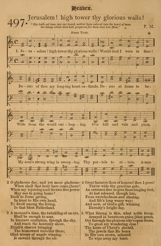 The Hymnal: with tunes old and new page 419