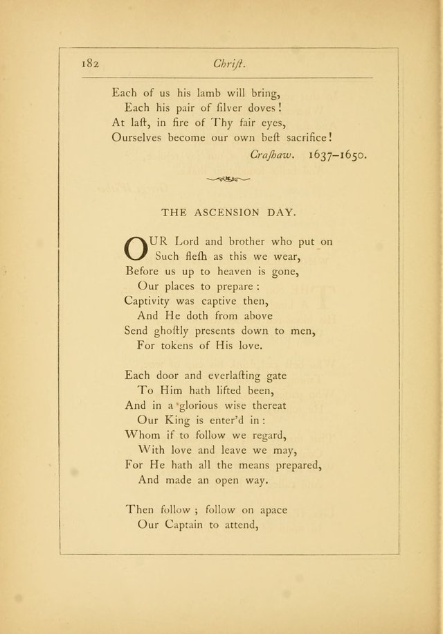 Hymns of the Ages: being selections from Wither, Cranshaw, Southwell, Habington, and other sources (2nd series) page 182