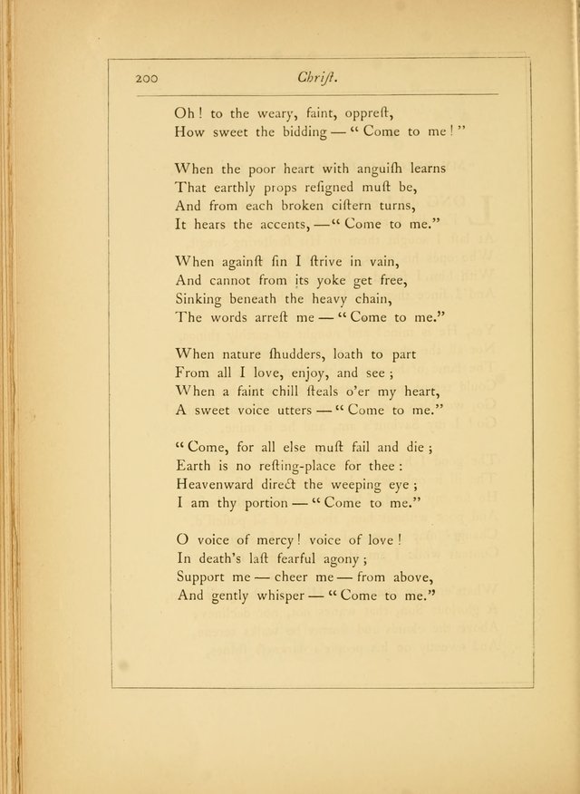 Hymns of the Ages: being selections from Wither, Cranshaw, Southwell, Habington, and other sources (2nd series) page 200