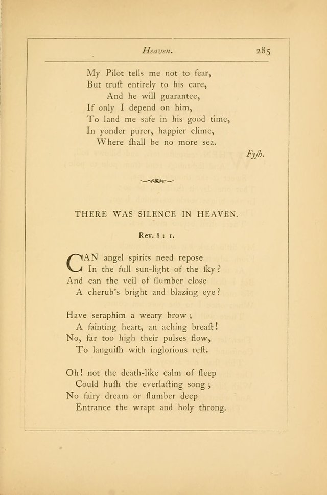 Hymns of the Ages: being selections from Wither, Cranshaw, Southwell, Habington, and other sources (2nd series) page 285