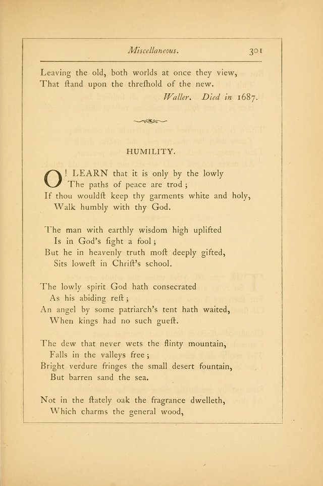 Hymns of the Ages: being selections from Wither, Cranshaw, Southwell, Habington, and other sources (2nd series) page 301