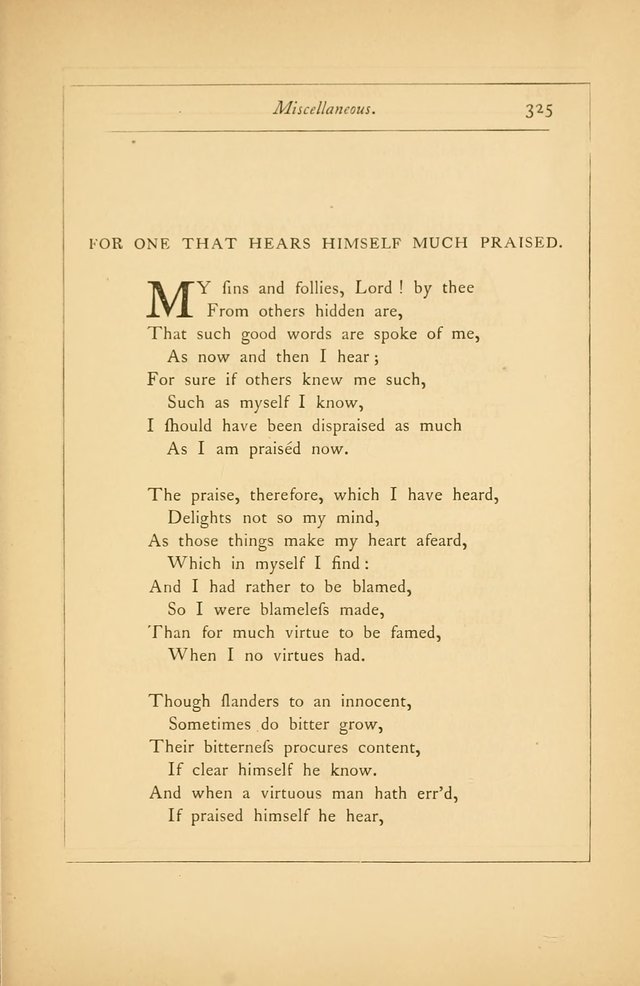 Hymns of the Ages: being selections from Wither, Cranshaw, Southwell, Habington, and other sources (2nd series) page 325