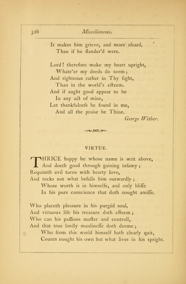 Hymns of the Ages: being selections from Wither, Cranshaw, Southwell, Habington, and other sources (2nd series) page 326