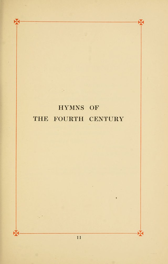 Hymns of the Christian Centuries page 11