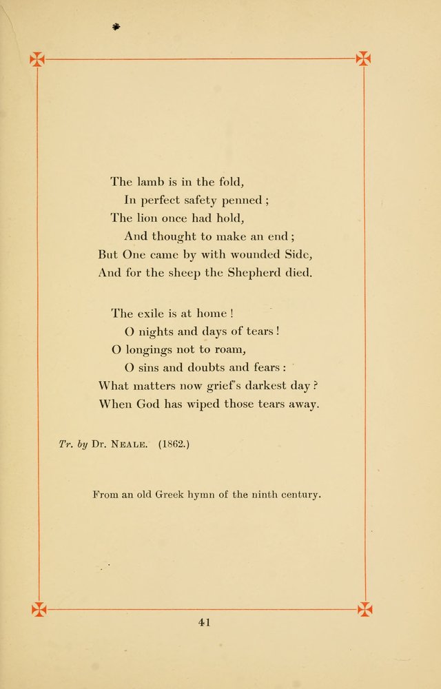 Hymns of the Christian Centuries page 41