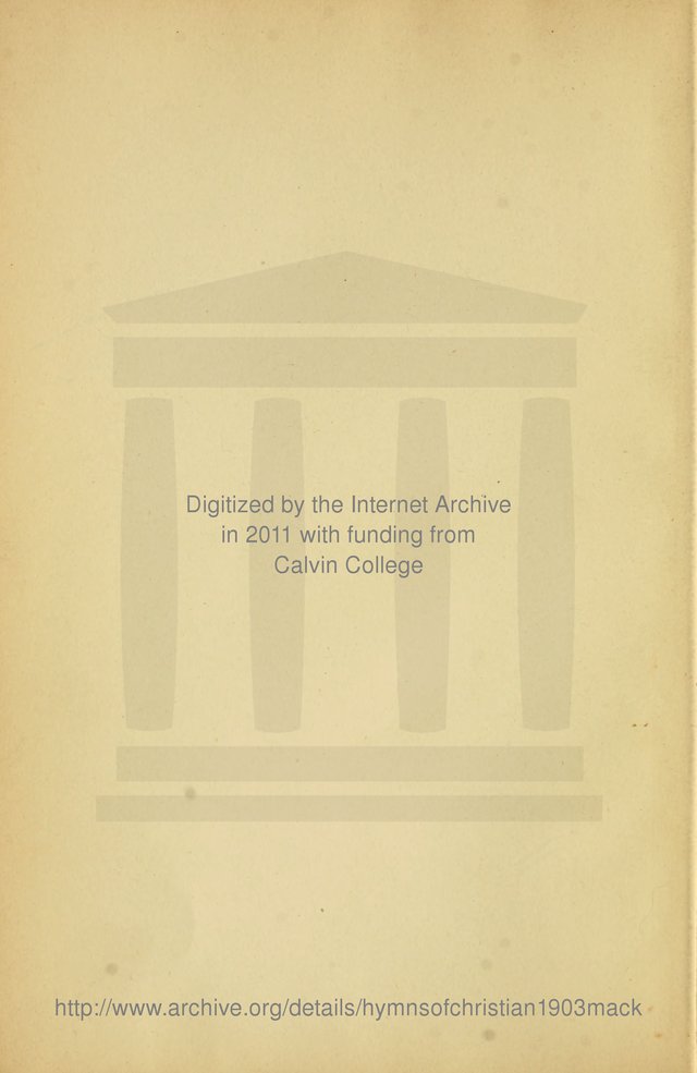 Hymns of the Christian Centuries page iv