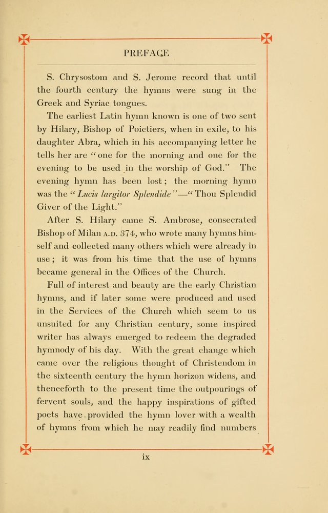 Hymns of the Christian Centuries page xv