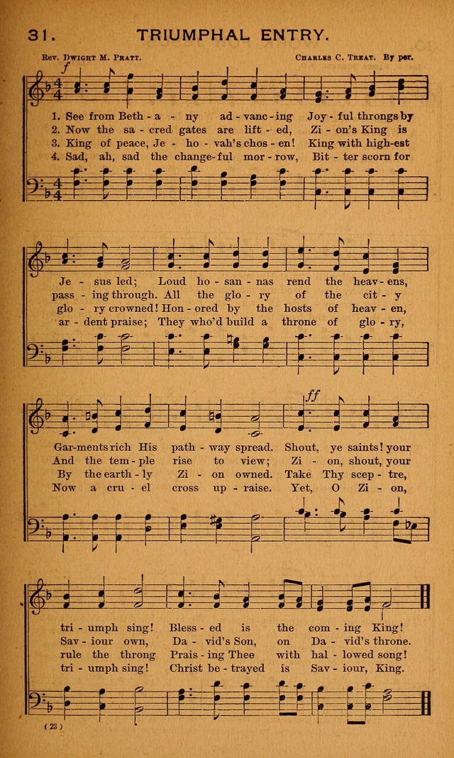 Y.P.S.C.E. Hymns of Christian Endeavor page 23