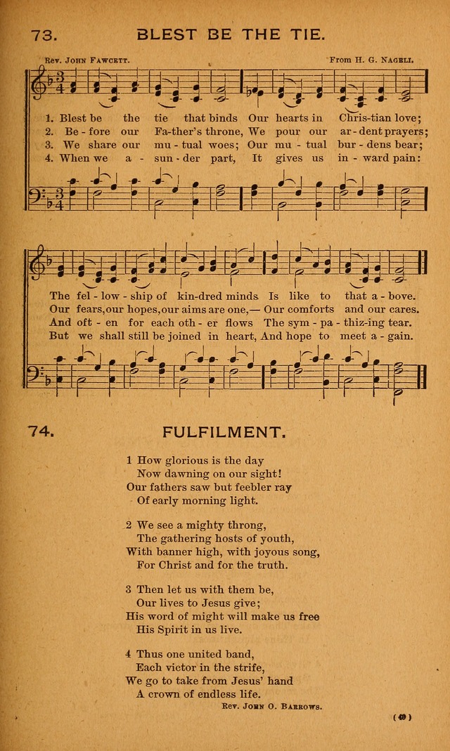 Y.P.S.C.E. Hymns of Christian Endeavor page 49