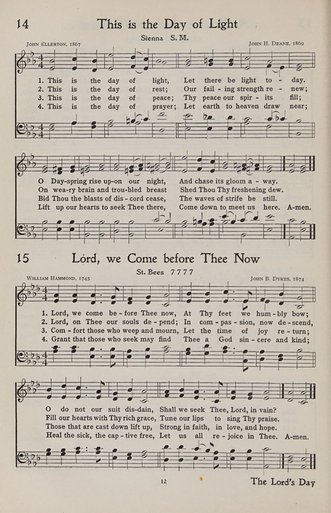 Hymns of the Christian Life page 12