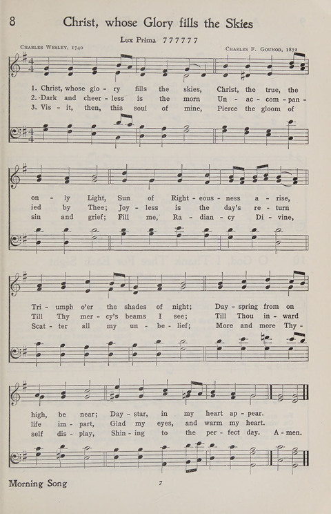 Hymns of the Christian Life page 7