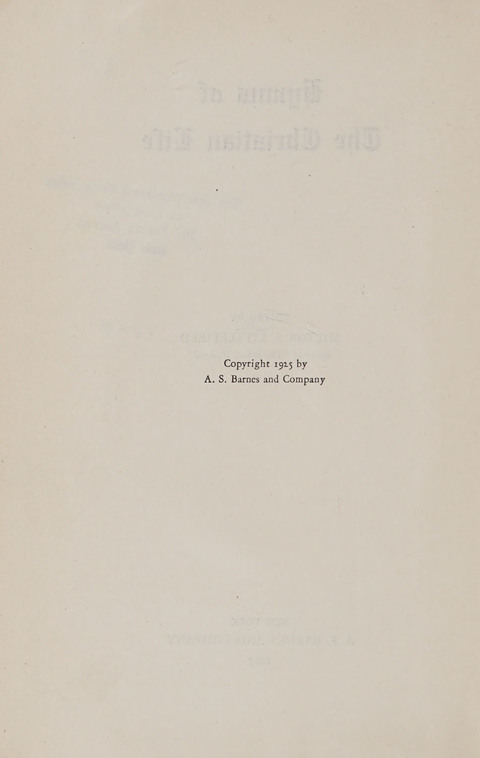 Hymns of the Christian Life page vii