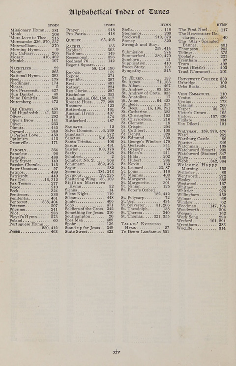 Hymns of the Christian Life page xix
