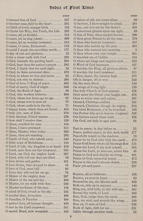 Hymns of the Christian Life page xv