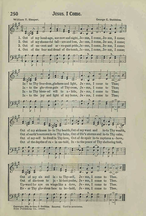 Hymns of the Christian Life page 189