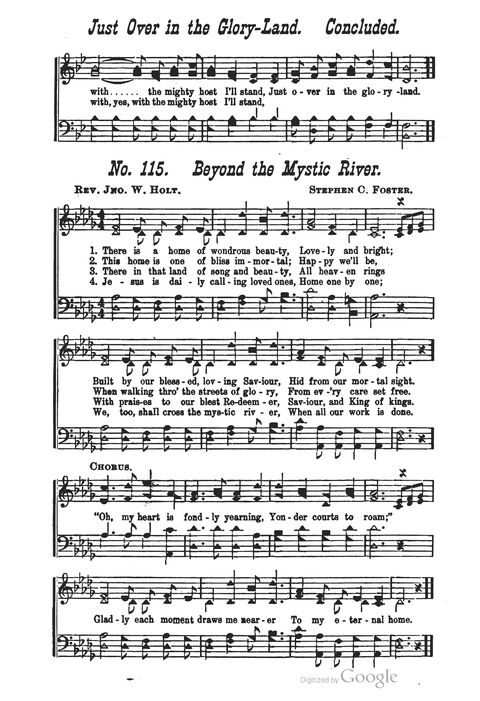 The Harp of Glory: The Best Old Hymns, the Best New Hymns, the cream of song for all religious work and workship (With supplement) page 115