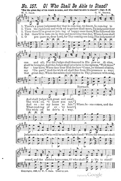 The Harp of Glory: The Best Old Hymns, the Best New Hymns, the cream of song for all religious work and workship (With supplement) page 157