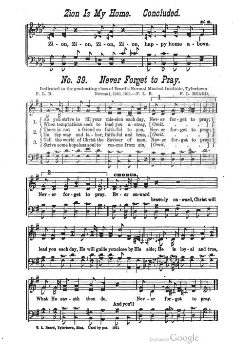 The Harp of Glory: The Best Old Hymns, the Best New Hymns, the cream of song for all religious work and workship (With supplement) page 259