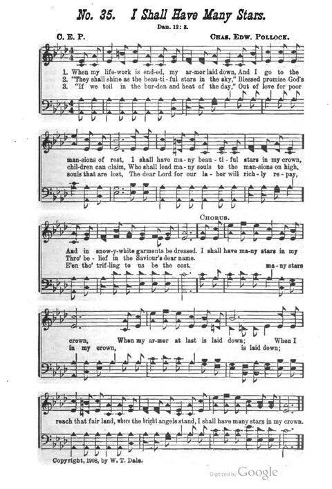 The Harp of Glory: The Best Old Hymns, the Best New Hymns, the cream of song for all religious work and workship (With supplement) page 35