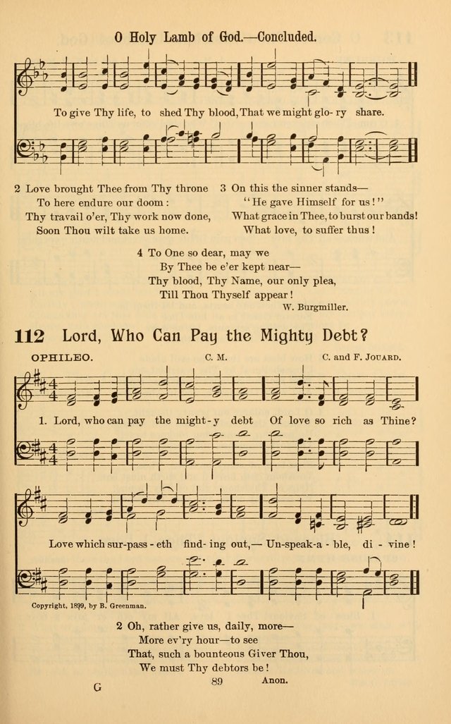 Hymns of Grace and Truth page 96