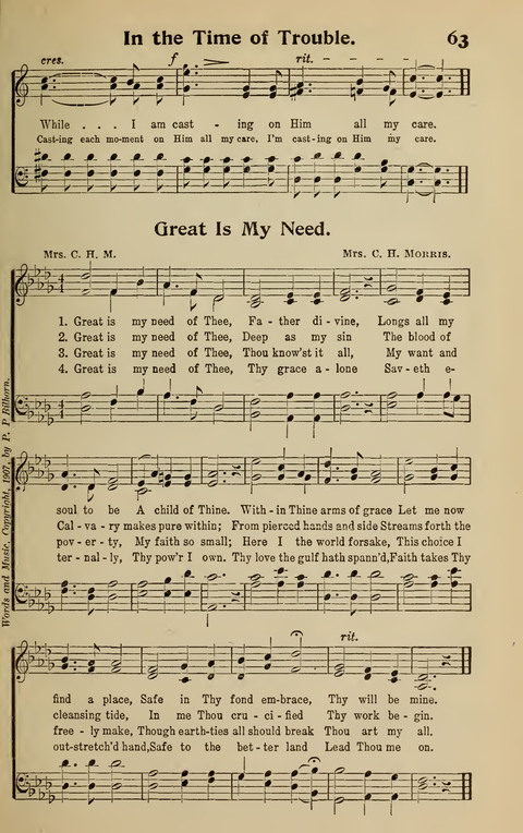 Hymns of His Grace: No. 1 page 61