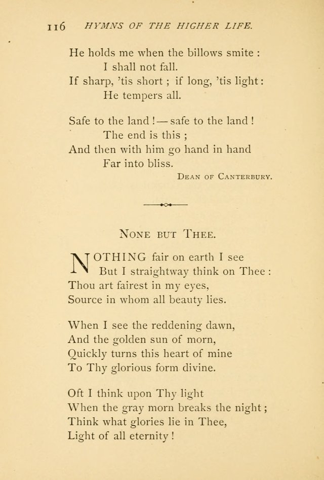 Hymns of the Higher Life page 120