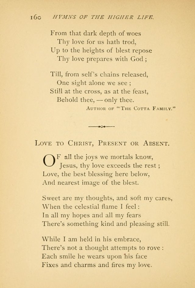 Hymns of the Higher Life page 164