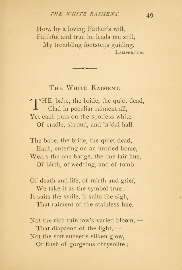 Hymns of the Higher Life page 49