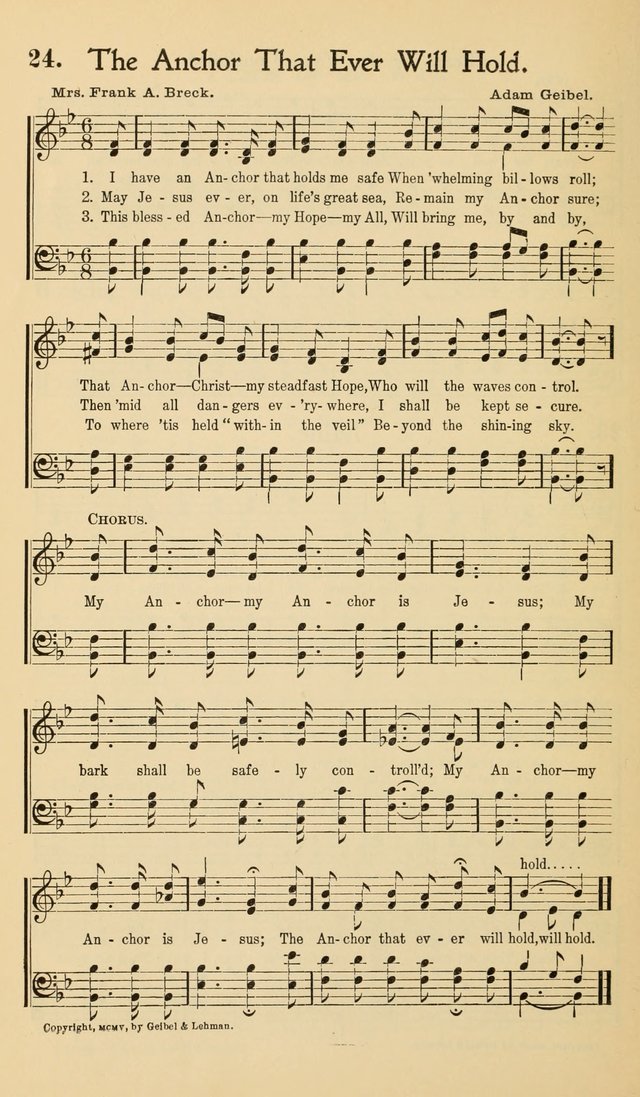 Hymns of the Kingdom: for use in religious meetings page 24