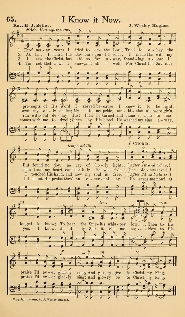 Hymns of the Kingdom: for use in religious meetings page 65