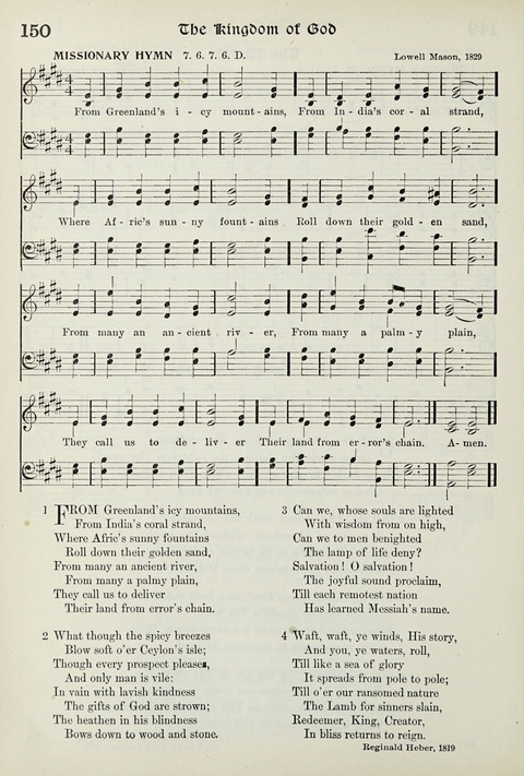 Hymns of the Kingdom of God page 150