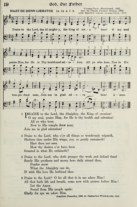 Hymns of the Kingdom of God page 19
