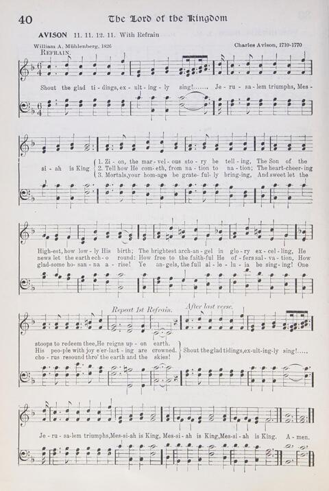 Hymns of the Kingdom of God page 40