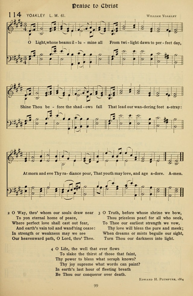 The Hymnal of Praise page 100