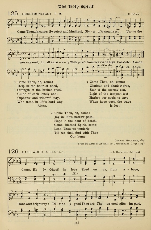 The Hymnal of Praise page 109