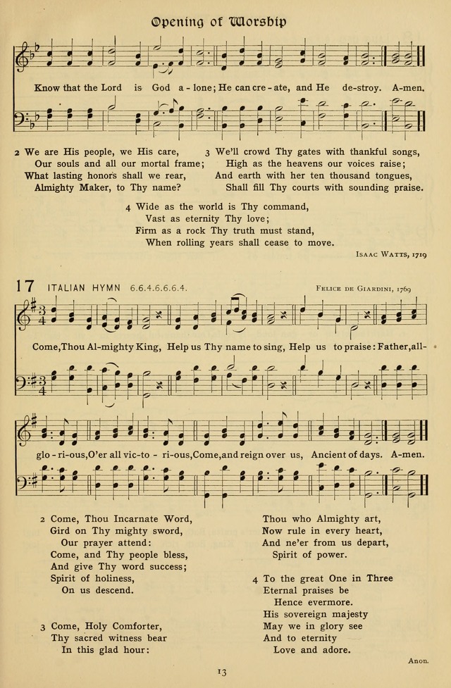 The Hymnal of Praise page 14