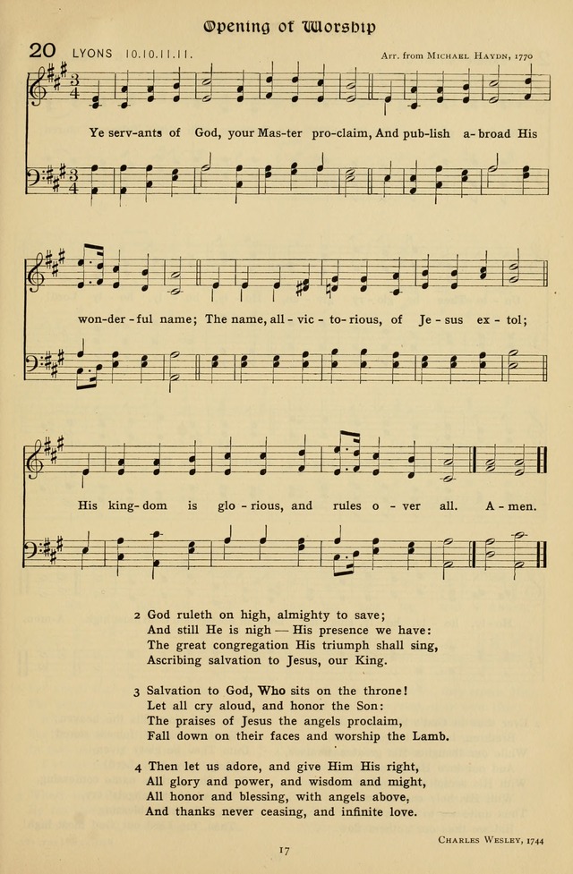 The Hymnal of Praise page 18