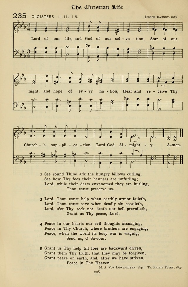 The Hymnal of Praise page 209